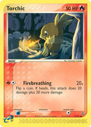 Pokemon TCG - EX Dragon - Torchic - 77/97