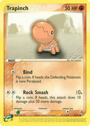 Pokemon TCG - EX Dragon - Trapinch - 79/97