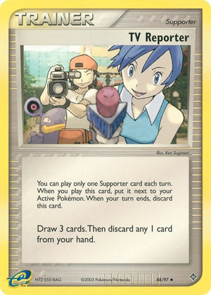 Pokemon TCG - EX Dragon - TV Reporter - 88/97