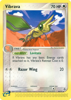 Pokemon TCG - EX Dragon - Vibrava - 46/97