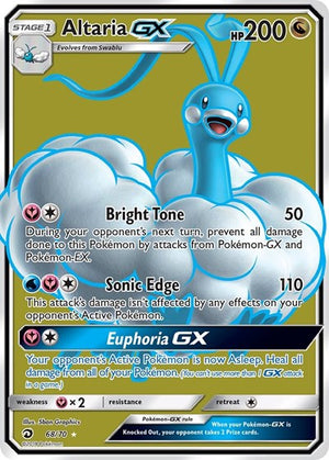 Pokemon TCG - Dragon Majesty - Altaria GX - 68/70 - Holofoil