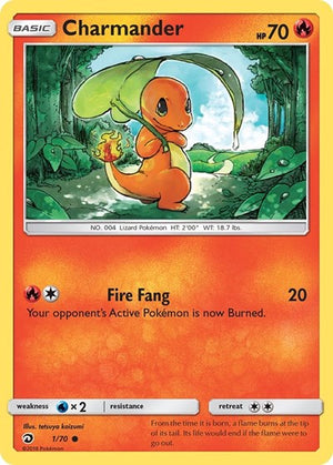 Pokemon TCG - Dragon Majesty - Charmander - 1/70