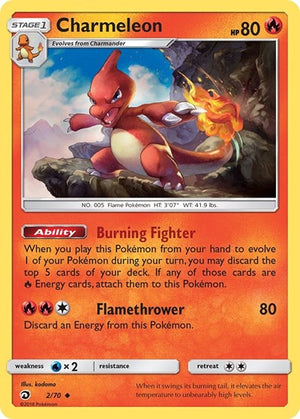 Pokemon TCG - Dragon Majesty - Charmeleon - 2/70