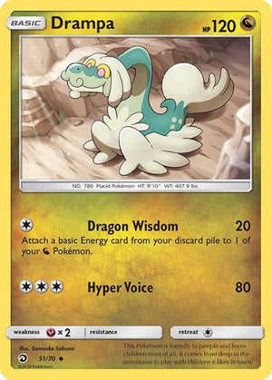 Pokemon TCG - Dragon Majesty - Drampa - 51/70