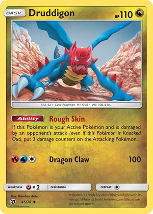 Pokemon TCG - Dragon Majesty - Druddigon - 45/70