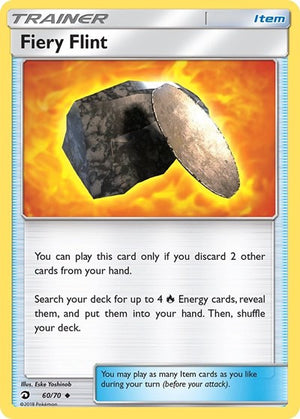 Pokemon TCG - Dragon Majesty - Fiery Flint - 60/70 - Reverse Holofoil