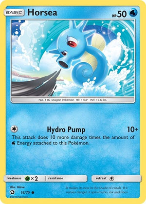 Pokemon TCG - Dragon Majesty - Horsea - 16/70
