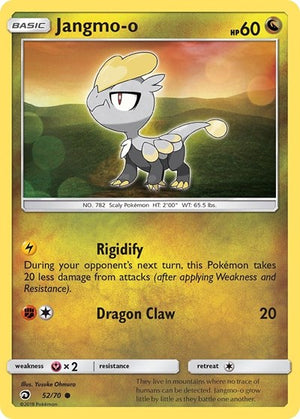 Pokemon TCG - Dragon Majesty - Jangmo-o - 52/70