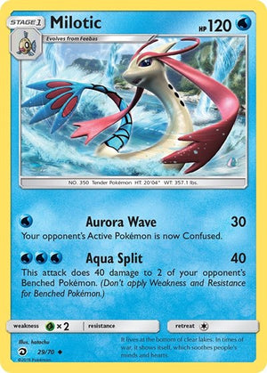 Pokemon TCG - Dragon Majesty - Milotic - 29/70
