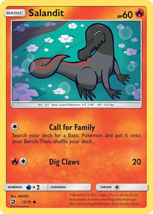 Pokemon TCG - Dragon Majesty - Salandit - 13/70