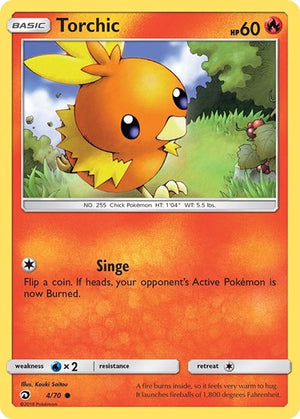 Pokemon TCG - Dragon Majesty - Torchic - 4/70