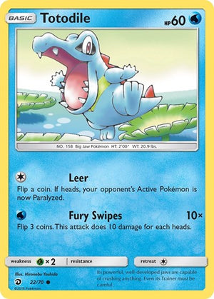Pokemon TCG - Dragon Majesty - Totodile - 22/70