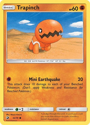 Pokemon TCG - Dragon Majesty - Trapinch - 32/70