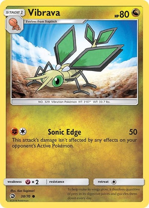 Pokemon TCG - Dragon Majesty - Vibrava - 38/70