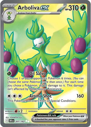 Pokemon TCG - SV10: Destined Rivals - Arboliva ex - 207/182 - Holofoil