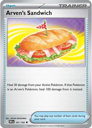 Pokemon TCG - SV10: Destined Rivals - Arven's Sandwich - 161/182 - Reverse Holofoil