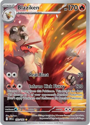 Pokemon TCG - SV10: Destined Rivals - Blaziken - 192/182 - Holofoil