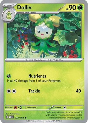 Pokemon TCG - SV10: Destined Rivals - Dolliv - 022/182