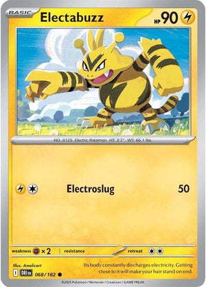Pokemon TCG - SV10: Destined Rivals - Electabuzz - 068/182