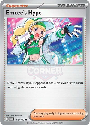 Pokemon TCG - SV10: Destined Rivals - Emcee's Hype - 163/182