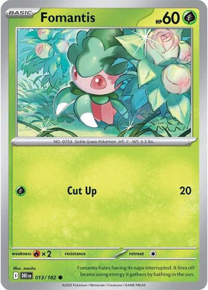 Pokemon TCG - SV10: Destined Rivals - Fomantis - 013/182