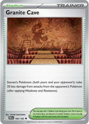 Pokemon TCG - SV10: Destined Rivals - Granite Cave - 166/182