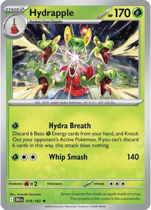 Pokemon TCG - SV10: Destined Rivals - Hydrapple - 018/182 - Holofoil