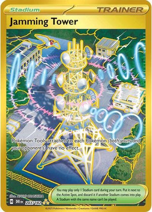 Pokemon TCG - SV10: Destined Rivals - Jamming Tower - 243/182 - Holofoil
