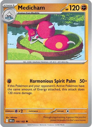 Pokemon TCG - SV10: Destined Rivals - Medicham - 100/182