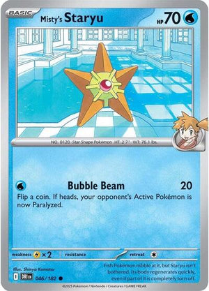 Pokemon TCG - SV10: Destined Rivals - Misty's Staryu - 046/182