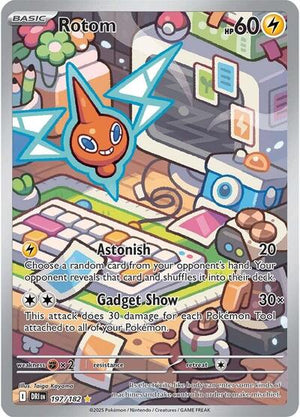 Pokemon TCG - SV10: Destined Rivals - Rotom - 197/182 - Holofoil