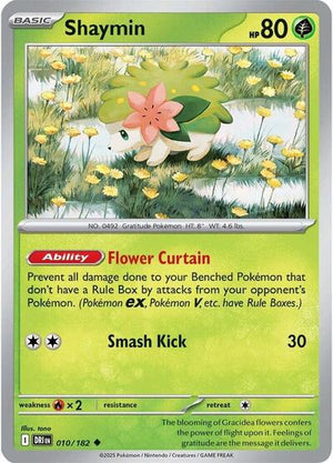 Pokemon TCG - SV10: Destined Rivals - Shaymin - 010/182