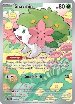 Pokemon TCG - SV10: Destined Rivals - Shaymin - 185/182 - Holofoil