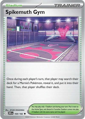 Pokemon TCG - SV10: Destined Rivals - Spikemuth Gym - 169/182 - Reverse Holofoil