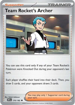 Pokemon TCG - SV10: Destined Rivals - Team Rocket's Archer - 170/182