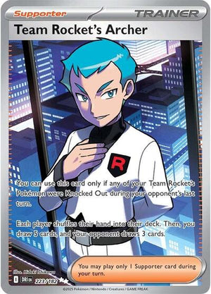 Pokemon TCG - SV10: Destined Rivals - Team Rocket's Archer - 223/182 - Holofoil