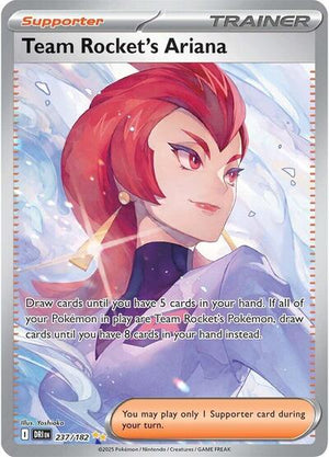 Pokemon TCG - SV10: Destined Rivals - Team Rocket's Ariana - 237/182 - Holofoil
