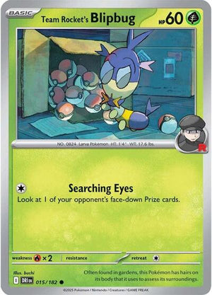Pokemon TCG - SV10: Destined Rivals - Team Rocket's Blipbug - 015/182