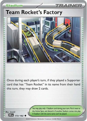 Pokemon TCG - SV10: Destined Rivals - Team Rocket's Factory - 173/182