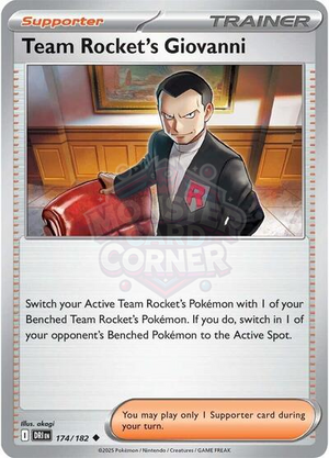 Pokemon TCG - SV10: Destined Rivals - Team Rocket's Giovanni - 174/182