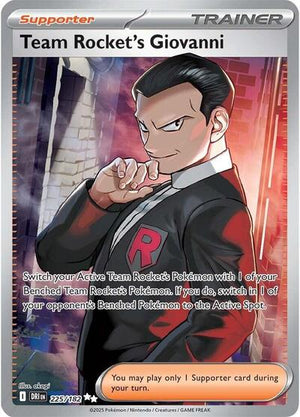 Pokemon TCG - SV10: Destined Rivals - Team Rocket's Giovanni - 225/182 - Holofoil