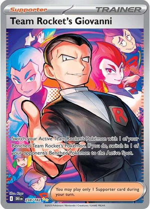 Pokemon TCG - SV10: Destined Rivals - Team Rocket's Giovanni - 238/182 - Holofoil