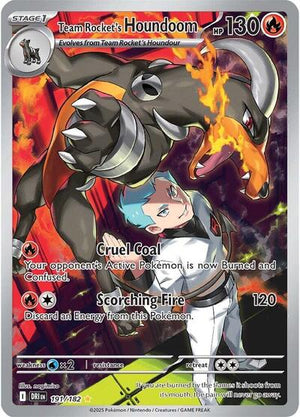 Pokemon TCG - SV10: Destined Rivals - Team Rocket's Houndoom - 191/182 - Holofoil