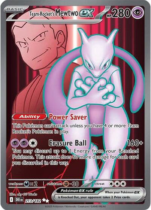 Pokemon TCG - SV10: Destined Rivals - Team Rocket's Mewtwo ex - 213/182 - Holofoil