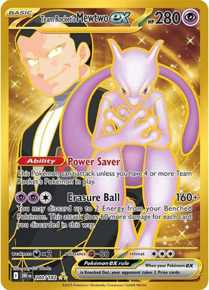 Pokemon TCG - SV10: Destined Rivals - Team Rocket's Mewtwo ex - 240/182 - Holofoil