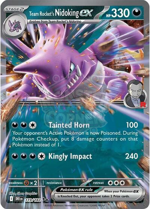 Pokemon TCG - SV10: Destined Rivals - Team Rocket's Nidoking ex - 119/182 - Holofoil