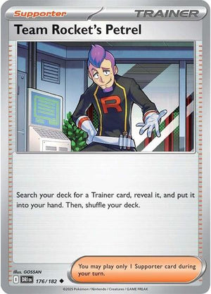 Pokemon TCG - SV10: Destined Rivals - Team Rocket's Petrel - 176/182