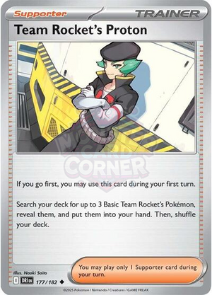 Pokemon TCG - SV10: Destined Rivals - Team Rocket's Proton - 177/182 - Reverse Holofoil