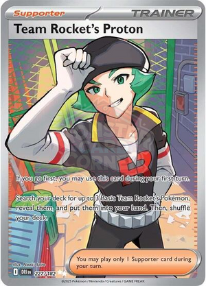 Pokemon TCG - SV10: Destined Rivals - Team Rocket's Proton - 227/182 - Holofoil