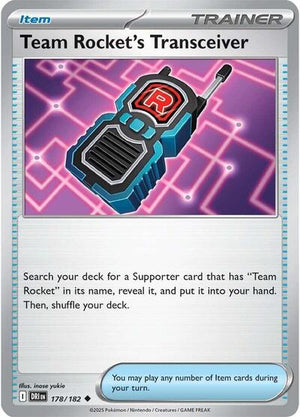 Pokemon TCG - SV10: Destined Rivals - Team Rocket's Transceiver - 178/182